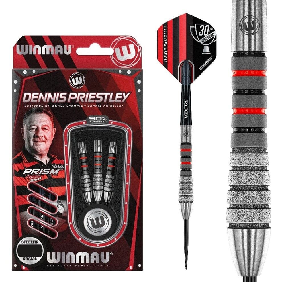 Winmau Dennis Priestley Diamond 3-Zero %90 Tungsten Çelik Uçlu Dart Oku