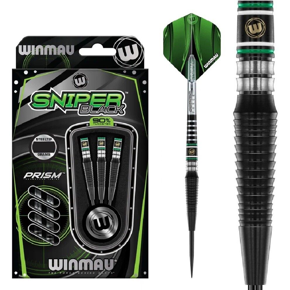 Winmau Sniper Black %90 Tungsten Çelik Uçlu Dart Oku