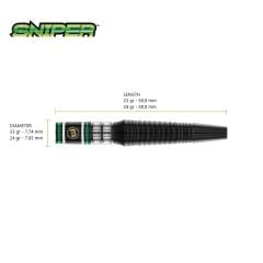 Winmau Sniper Black %90 Tungsten Çelik Uçlu Dart Oku