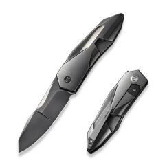 We Knife Solid Titanium Black Bead Blasted Çakı