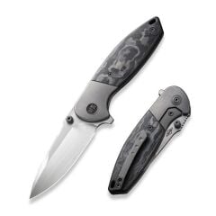 We Knife Nitro OG Titanium Grey Marble CF Çakı