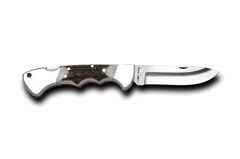 Bora 210 BP Ergonomik Yuvarlak Uçlu Boynuz Saplı Çakı