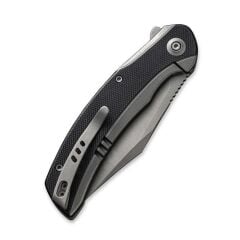 We Knife Snick Titanium Grey G10 Black Çakı