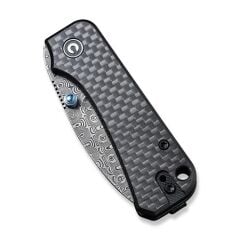 Civivi Baby Banter G10 CF Black Damascus Çakı
