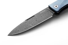 Lionsteel Thrill Damascus Blue Titanium Çakı