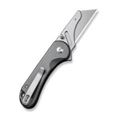 Civivi Elementum Utility Thumb Stud & Button Lock Knife Gray Aluminum Handle Çakı