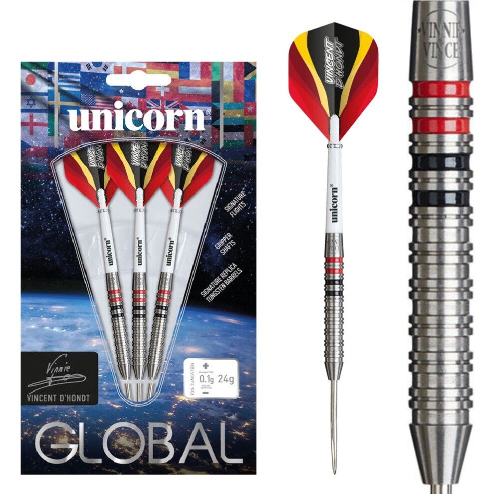 Unicorn Vincent D'Hondt % 90 Tungsten Çelik Uçlu Dart Oku