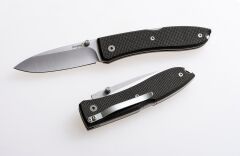 Lionsteel Opera with clip Black G10 Çakı