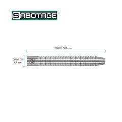 Winmau Sabotage 22 gr Dart Oku