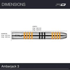 Red Dragon Amberjack 3 % 90 Tungsten Çelik Uçlu Dart Oku