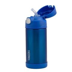 Thermos F401 Funtainer SS Çocuk Pipetli Mavi Termos 0,355L
