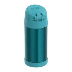 Thermos F401 Funtainer SS Çocuk Pipetli Turkuaz Termos 0,355L