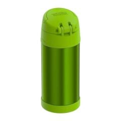 Thermos F401 Funtainer SS Çocuk Pipetli Yeşil Termos 0,355L