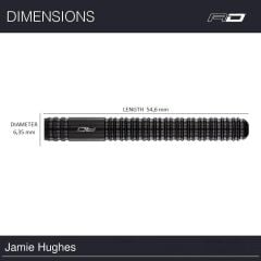 Red Dragon Jamie Hughes SE % 90 Tungsten Çelik Uçlu Dart Oku