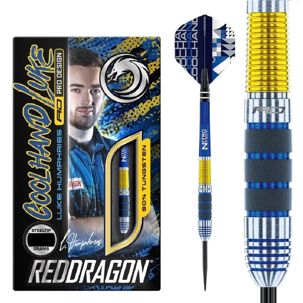 Red Dragon Luke Humphries % 90 Tungsten Çelik Uçlu Dart Oku