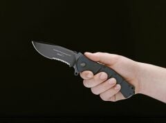 Böker Plus KAL-102 Siyah Serrated Çakı