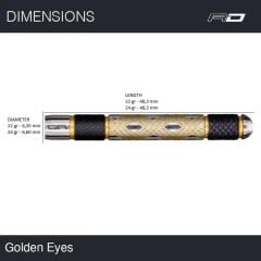 Red Dragon Golden Eyes % 85 Tungsten Çelik Uçlu Dart Oku