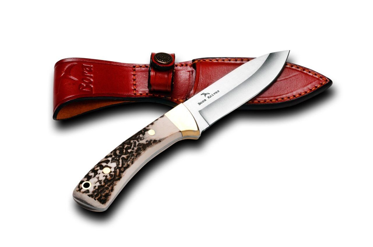 Bora 309 B Falcon Geyik Boynuzu Saplı Bıçak