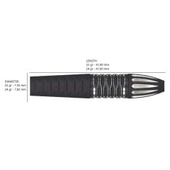 Target Phil Taylor Power 9Five G11 % 95 Tungsten SP Çelik Uçlu Dart Oku