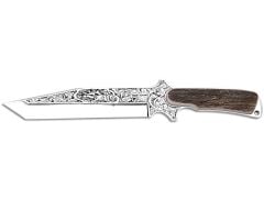 Bora 504 Büyük Shogun Geyik Boynuzu Sap Gravürlü Bıçak