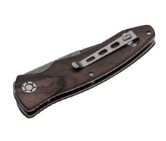 Böker Manufaktur Tirpitz Damascus Wood 42 Çakı