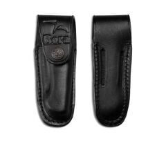 Bora Orta Boy Çakılar İçin Siyah Deri Kılıf