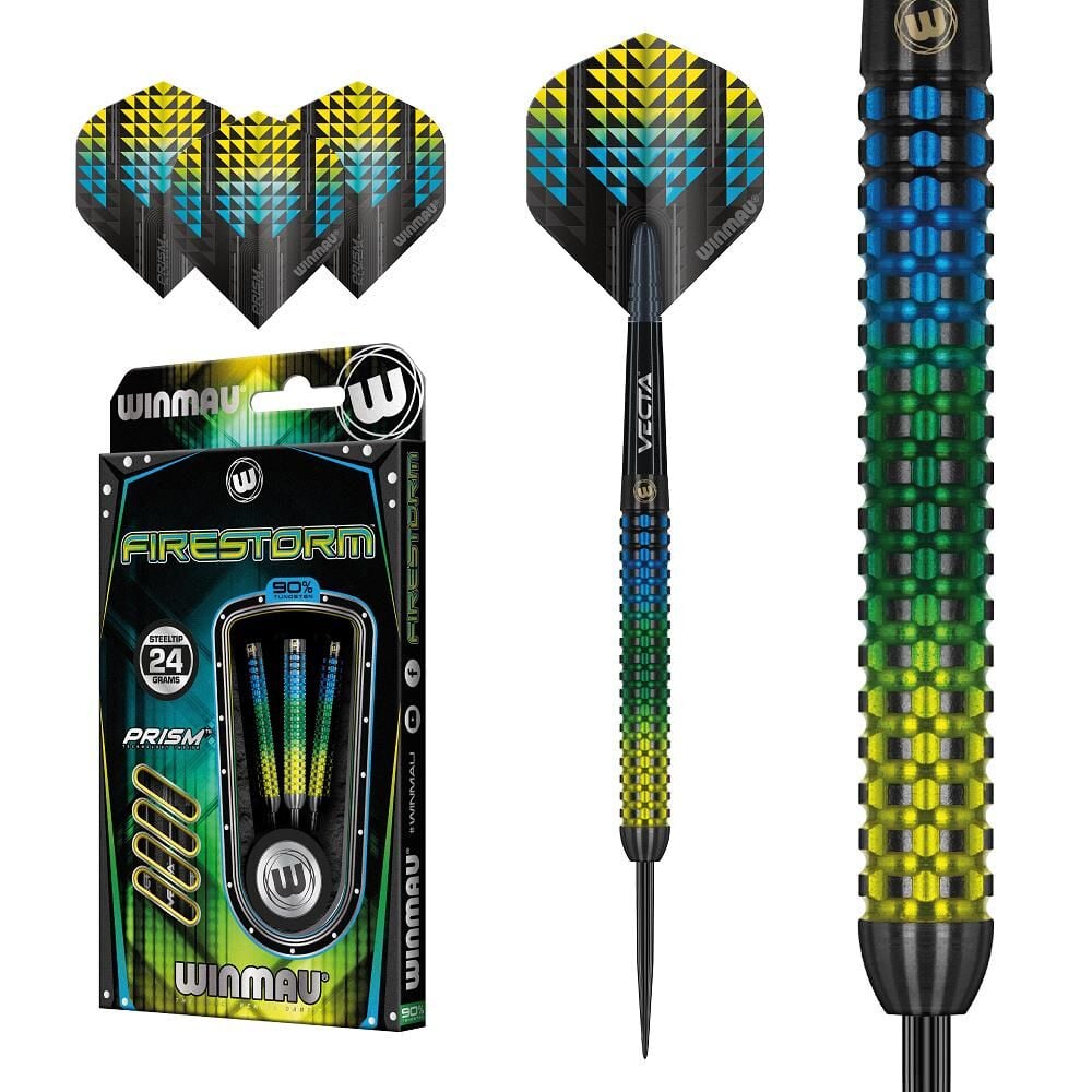 Winmau Firestorm % 90 Tungsten 24 gr Çelik Uçlu Ok