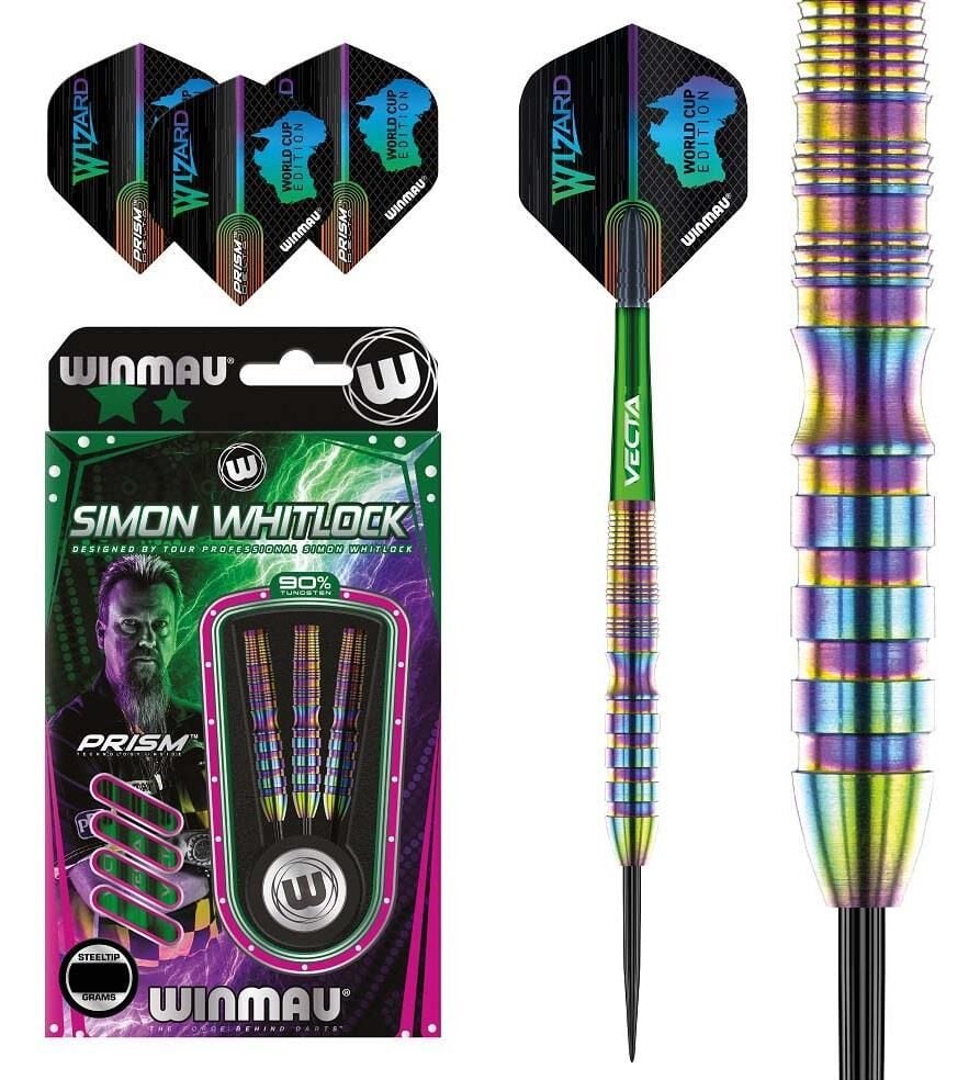 Winmau Simon Whitlock World Cup %90 Tungsten Çelik Uçlu Dart Oku
