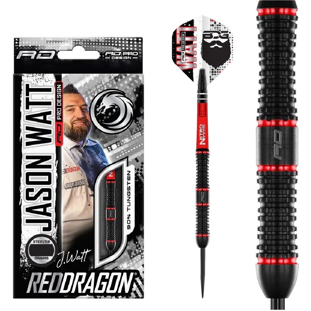 Red Dragon Jason Watt % 90 Tungsten Çelik Uçlu Dart Oku