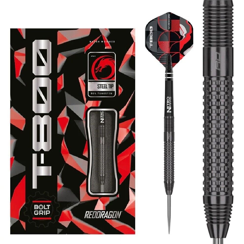 Red Dragon T-800 % 90 Tungsten Çelik Uçlu Dart Oku