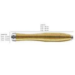 Harrows Anniversary V-Wing %90 Tungsten Dart Oku
