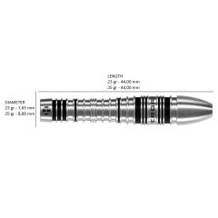 Harrows Supergrip Bomb Quick Point %90 Tungsten Dart Oku