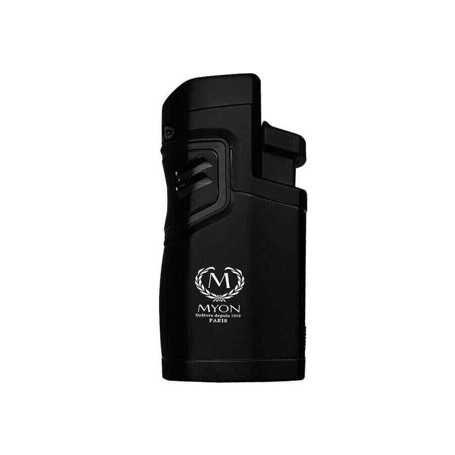 Myon 4 Pürmüz Alev Delicili Sehpalı Siyah Puro Çakmağı
