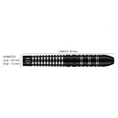 Harrows Damon Heta %90 Tungsten Dart Oku 23