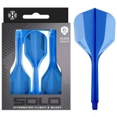 Harrows Solo Integrated Flight & Shaft Mavi - Short
