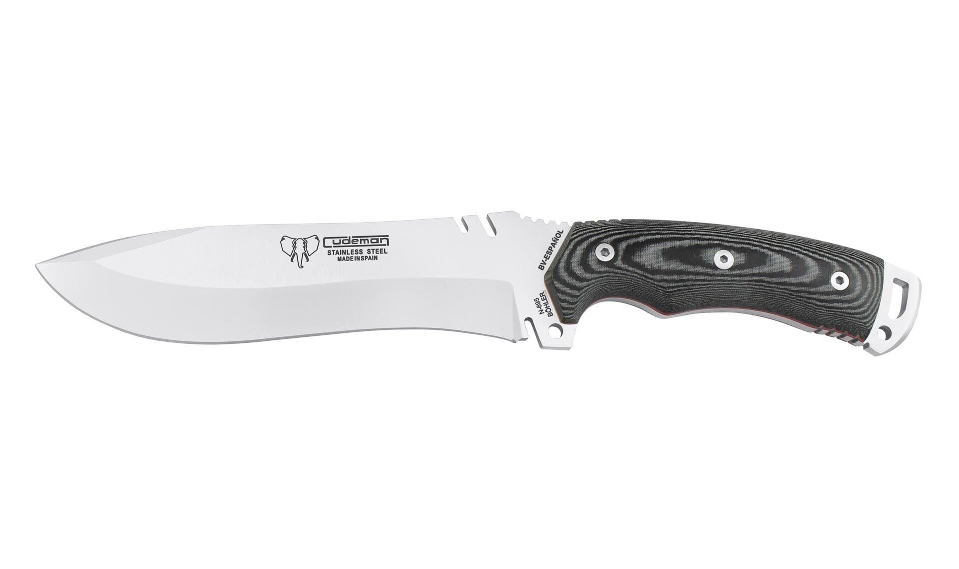 Cudeman 299-BK Boina Verde Español Mikarta Saplı Kydex Kılıflı Bıçak