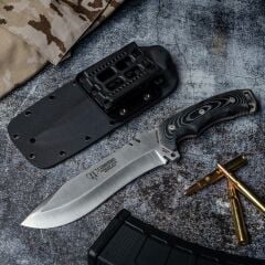 Cudeman 299-BK Boina Verde Español Mikarta Saplı Kydex Kılıflı Bıçak