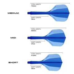 Harrows Solo Integrated Flight & Shaft Mavi - Intermediate