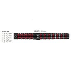 Harrows Wolfram Infinity %97 Tungsten Dart Oku