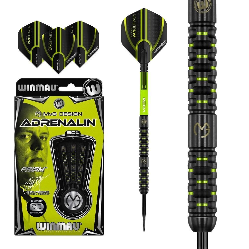 Winmau MVG Adrenalin 23 gr Çelik Uçlu Ok