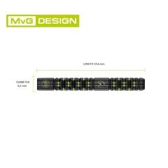 Winmau MVG Adrenalin 24 gr Çelik Uçlu Ok