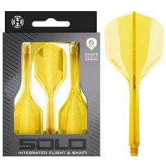 Harrows Solo Integrated Flight & Shaft Sarı - Short