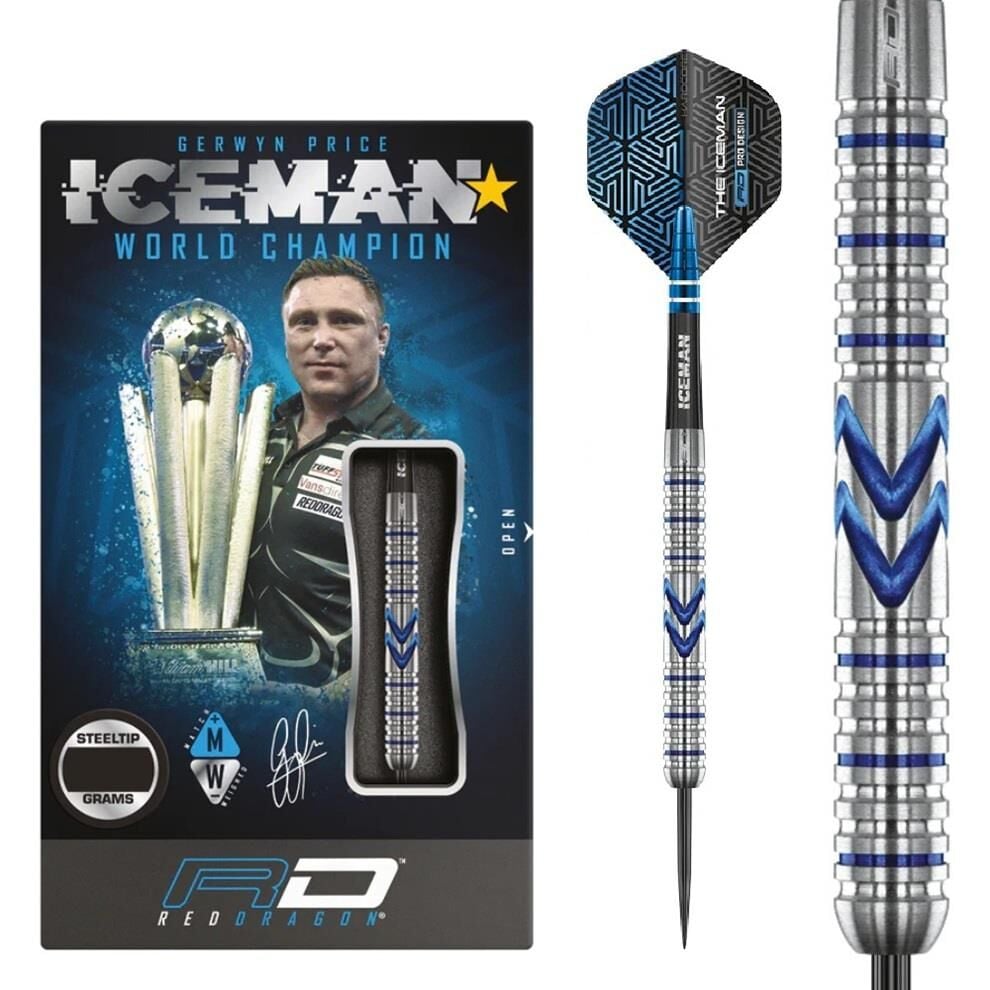 Red Dragon Gerwyn Price Midnight Edition % 90 Tungsten Çelik Uçlu Dart Oku