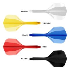 Harrows Solo Integrated Flight & Shaft Şeffaf - Short