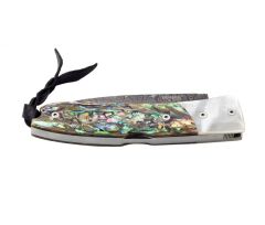 Lionsteel Opera Damascus Mother of Pearl Çakı