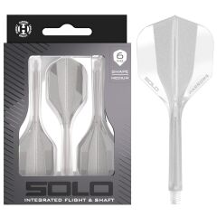 Harrows Solo Integrated Flight & Shaft Şeffaf - Medium