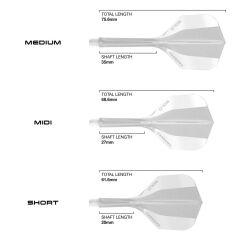 Harrows Solo Integrated Flight & Shaft Şeffaf - Medium
