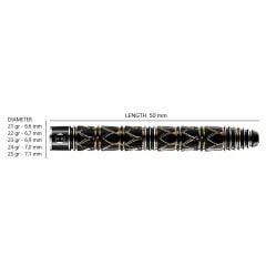 Harrows Taipan %90 Tungsten Dart Oku