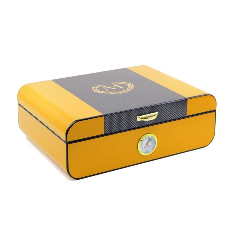 Myon Racing Edition Kardon Dizayn Humidor Puro Kutusu 40's Sarı