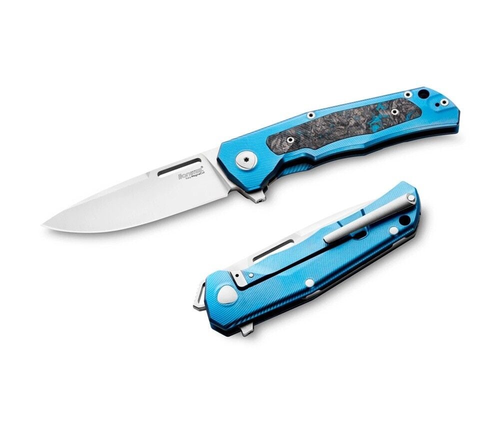 Lionsteel Q4ttro - Blue Titanium Çakı